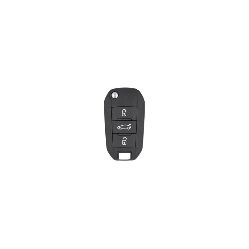 Coque de clé télécommande à 2 boutons pour Peugeot et Citroën, lame HU83